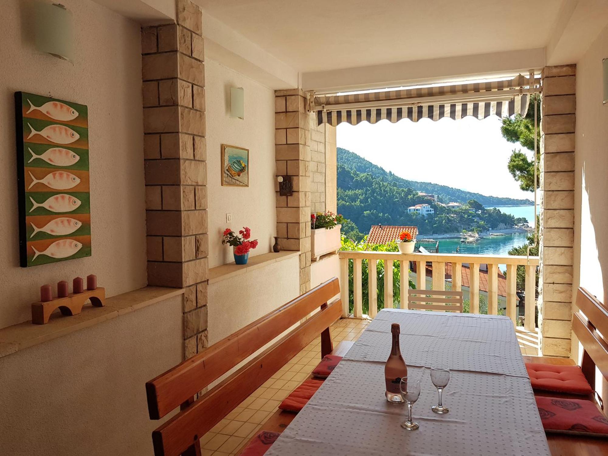 Villa Brela Bagian luar foto